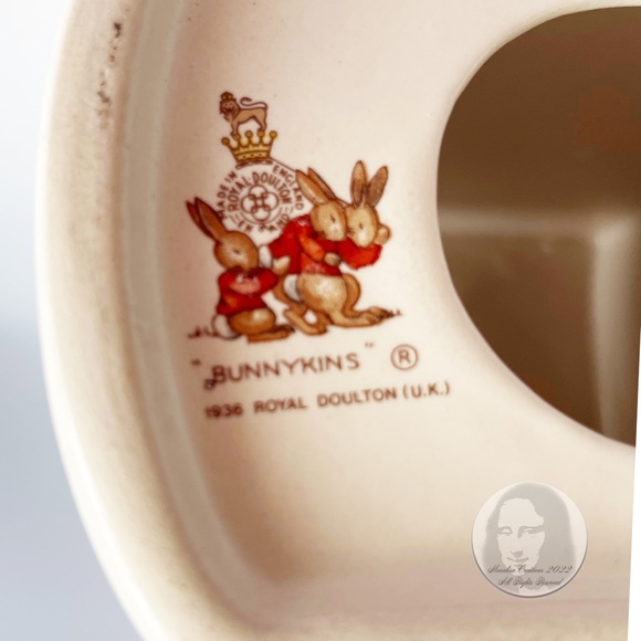 Royal Dalton Bunnykins Savings Bank Porcelain Peter Rabbit Book Vintage 80s - Picture 15 of 15
